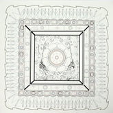 Twin Dragons Lotus Caisson Coloring Pages